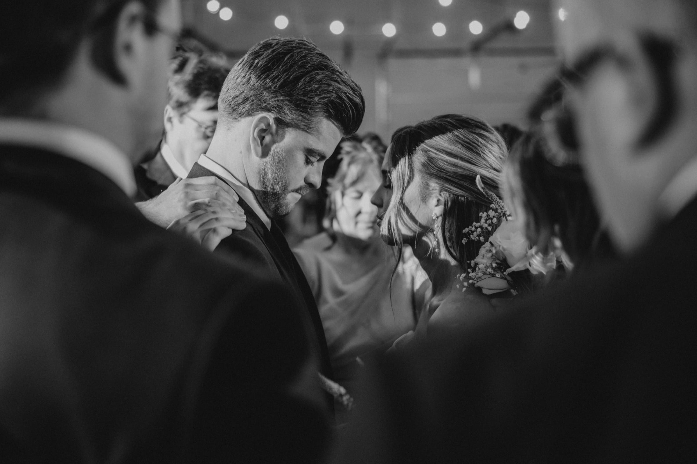Honest reception moment from Carder and Sierra's Magnolia Farms wedding in Van Meter, Iowa
